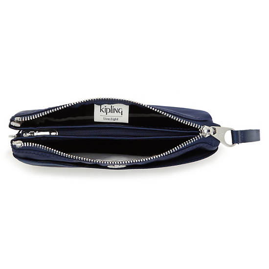 Kipling Creativity Extra Large Metallic Wristlet Tassen Donkerblauw | België 1148ZU